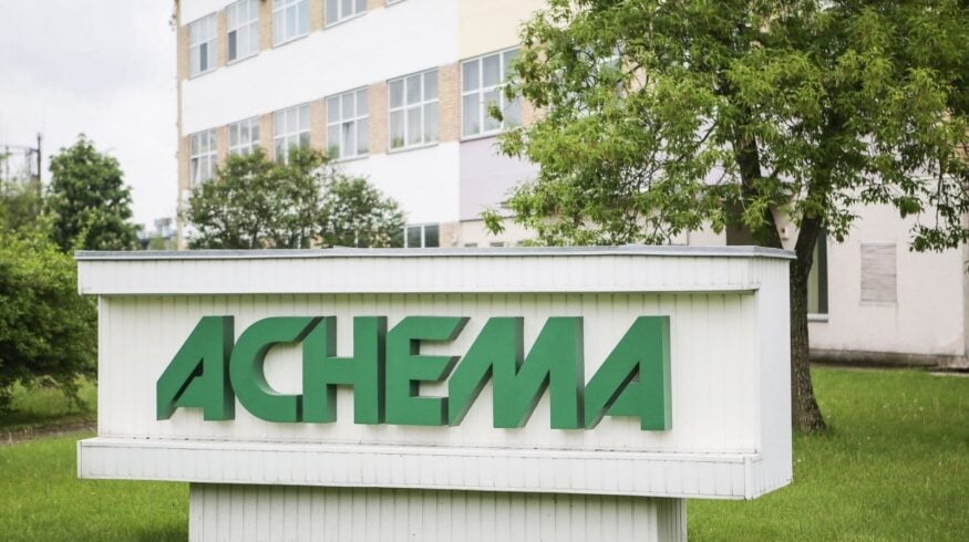 Achema продолжает получать российский газ