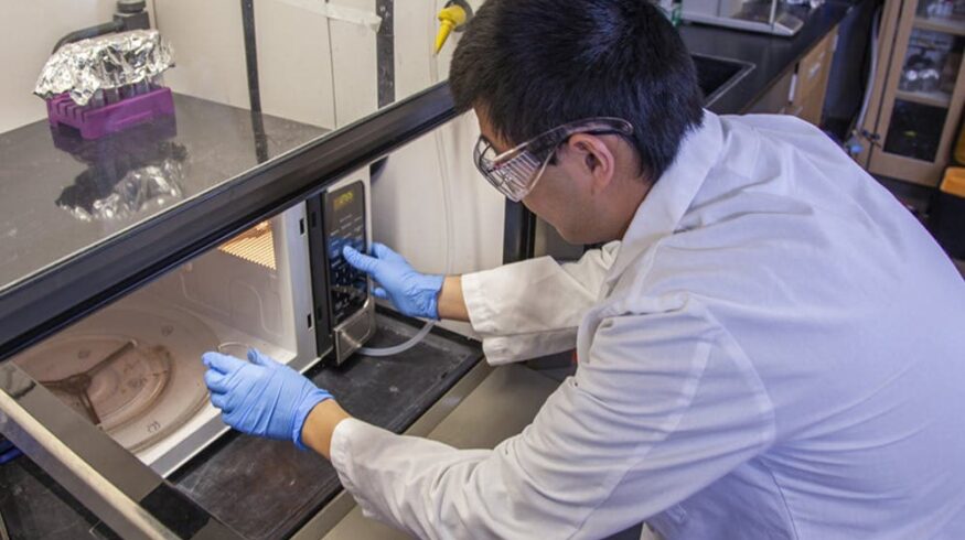 Биосолиды очистят в микроволновых печах