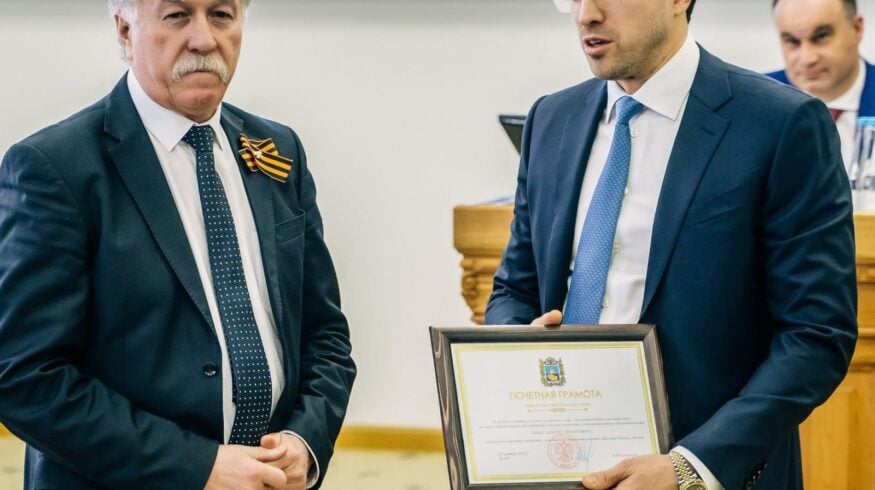 Андрей Вовк награжден почетной грамотой губернатора Ставропольского края