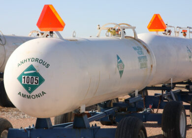 Выпуск в России аммиака подошел к 20 млн. тонн