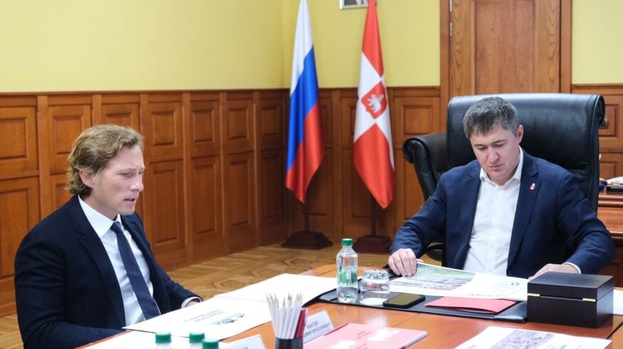 Руководство «Акрона» встретилось с губернатором Пермского края