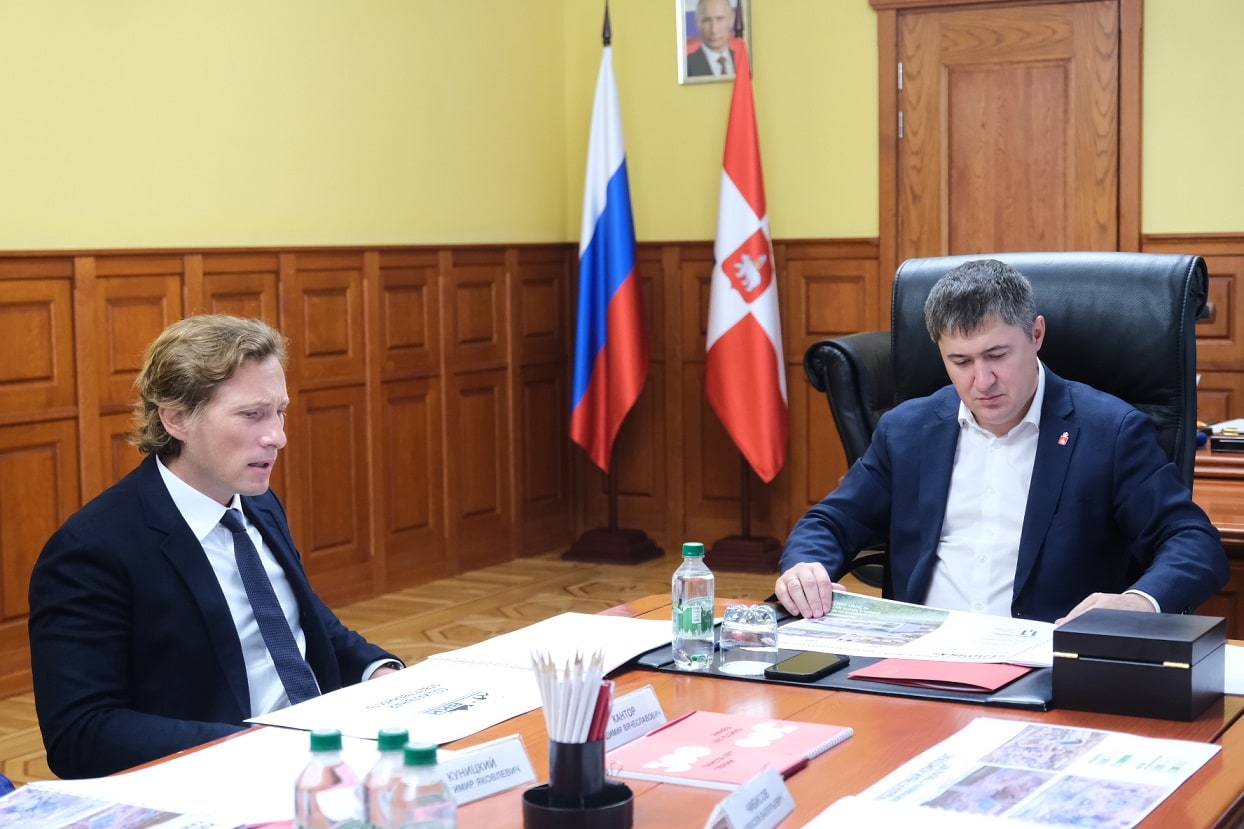Руководство «Акрона» встретилось с губернатором Пермского края