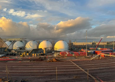 Готовность терминала Port Favor в Усть-Луге составляет 70%