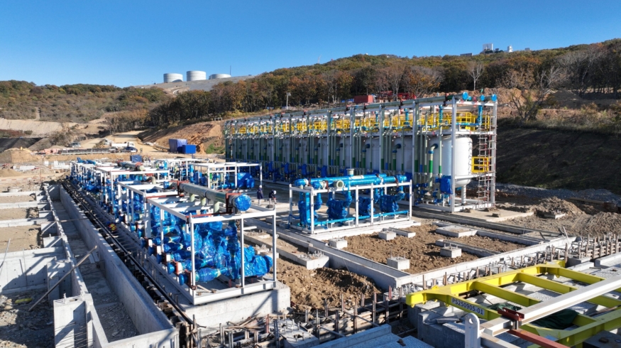 НЗМУ начал монтаж оборудования станции водоподготовки