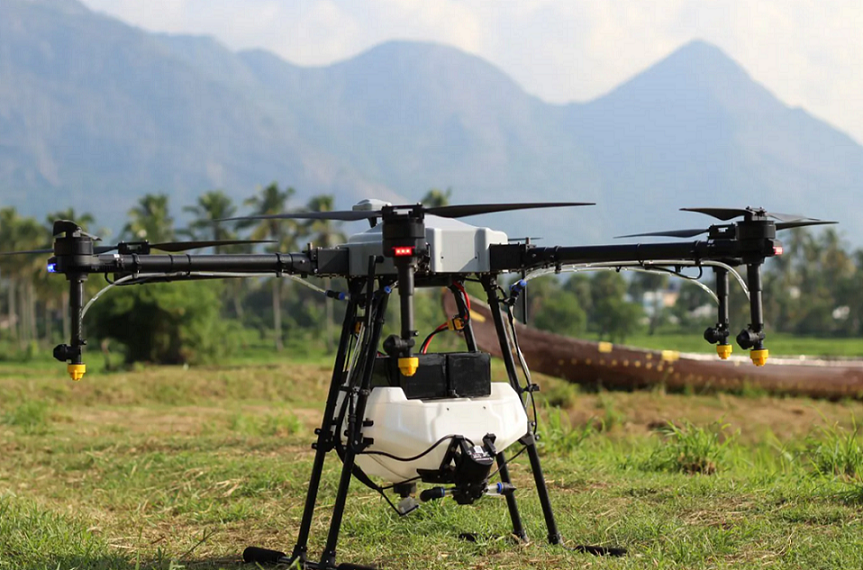Jyoti Global Plast представила сельскохозяйственный дрон AeroCrop